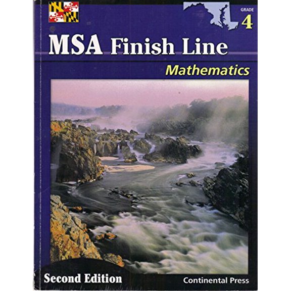 Pre-Owned MSA Finish Line Mathematics Second Edition Grade 4, 9780845454244, 0845454242, Paperback,
