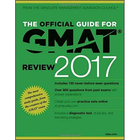 The Official Guide for GMAT Review 2017 with Online Question Bank and Exclusive Video, Pre-Owned (Paperback)