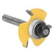 thumbnail image 5 of Juego de brocas para ranurar y machihembrar, fresa para madera en forma de T, vástago de 1/4 de pulgada, 3 dientes, herramienta para trabajar la madera, 5 of 14