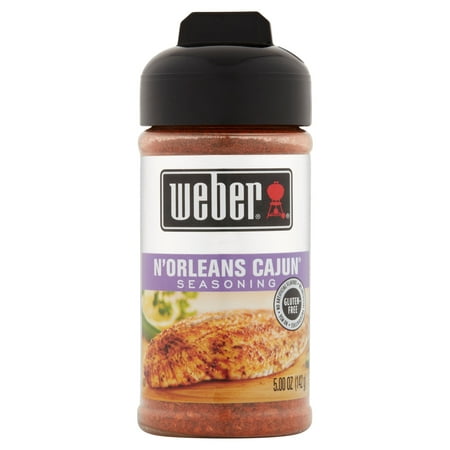 (2 Pack) Weber N'Orleans Cajun Seasoning, 5.00 oz (Best Cajun Seasoning Brand)