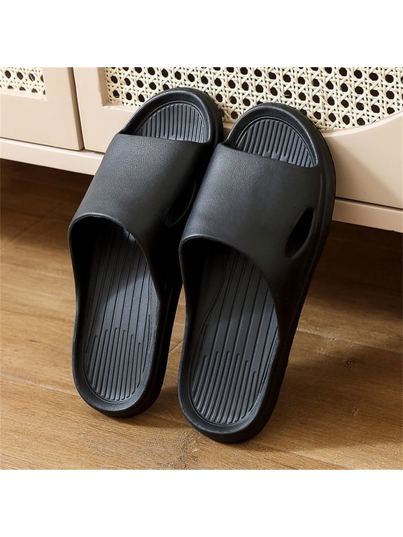 Sandals Cloud Slippers for Women and Men, Pillow House Slippers Shower Shoes Indoor Slides Bathroom Sandals, Ultimate Comfort, Lightweight, Thick Sole, Non-Slip, Easy to Clean