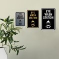 thumbnail image 3 of Portrait Round Eye Wash Station Sign (Red) - Medium, 3 of 5