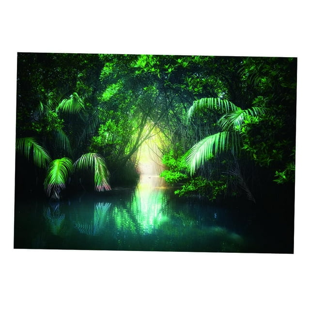 Fondo de acuario 3D jinwen decoración de carteles 122x46cm Etiqueta engomada del fondo del tanque de peces