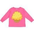 thumbnail image 3 of Inktastic Lemon Poppyseed Muffin Boys or Girls Long Sleeve Toddler T-Shirt, 3 of 5