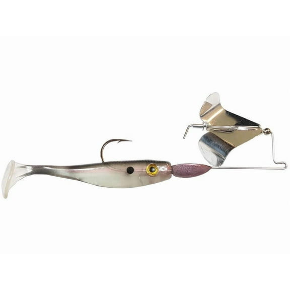 Big Bite Baits Suicide Buzzbait 1/4oz Silver Blade/Pearly Buzz