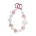 thumbnail image 1 of Unique Bargains 1 Pc Phone Charm Moon Cellphone Charm Light Pink Clear, 1 of 5