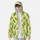 thumbnail image 2 of Fotbe Fresh Corn Chaqueta con Protección Solar UPF 50+ para Hombre y Mujer, Camisa con Capucha y Bolsillos-Small, 2 of 7
