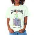 thumbnail image 2 of Elevenparis Mens Skateboarding Is Not A Crime Graphic T-Shirt, Green, Large, 2 of 2