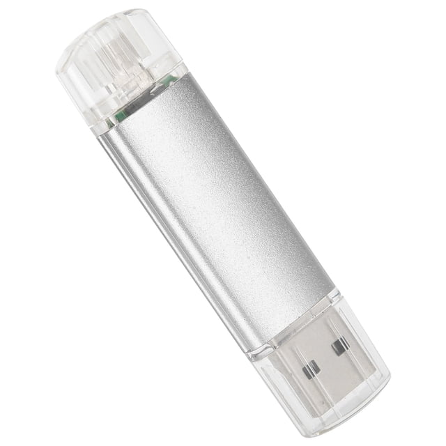Unidad Flash Disco U Práctico De Aleación De Aluminio 2 En 1 USB2.0 Para Almacenar Videos Almacenar Fotos Almacenar Música Almacenar Archivos