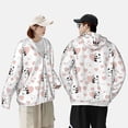 thumbnail image 4 of Balery Heart Panda Sudadera ligera de manga larga con capucha y protección solar UPF 50+ para hombre y mujer, ideal para pesca y running-3X-Large, 4 of 7