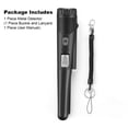 thumbnail image 4 of Detector de metal Alarma de sonido Flashlight Gold Pinepointing Pointer Posicionamiento al aire libre Barra de la batería Detección con cordón negro Inevent TO001494-05B, 4 of 7