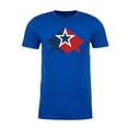 thumbnail image 2 of Red, White and Blue Star, Men's USA T-shirts, 4th of July T-shirts - Royal MH200PATRIOT S17 2XL, 2 of 3