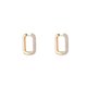 thumbnail image 1 of Pendientes de tuerca de círculo cuadrado para mujer, pendientes de tuerca de Zirconia cúbica brillante de acero inoxidable, joyería de fiesta de tendencia 2022, regalo de pareja TUNC Sencillez, 1 of 5