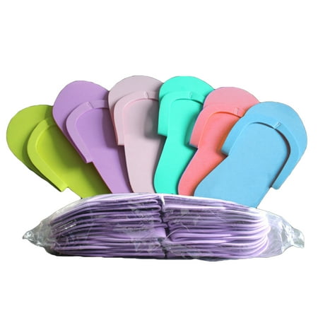 

Homemaxs Slippers Spa Flops Disposable Pedicure Sandals Party Salon Toe Lightweight Nail Separator Supplies Favors Foot Manicure