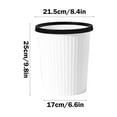 Trash Can Household Lidless Pressure Ring Paper Basket,Small Trash Can