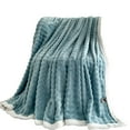 thumbnail image 2 of HHGBAD Fleece Throw Blanket, Soft Warm Polyester Fabric, Decorative Blanket, Cozy Flannel Throw, Ideal for Couch and Travel, Perfect Gift for All Seasons, 2 of 6