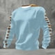 thumbnail image 2 of Camisas de Manga Larga Casual Impreso Étnico Cuello Redondo Calle Superior, Camisas de Trabajo de Manga Larga de los Hombres para Uso Al Aire Libre Y Diario, 2 of 3
