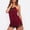 *Wine, variant on Binmer Women's Lace Trim Camisole and Shorts Pajama Set, 2-Piece Loungewear Red,Women's Plus XL