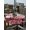Pink Crimson Beige, variant on Outdoor Tablecloth with Umbrella Hole and Zipper, Valentine's Day Square Table Cloth 60x60 Inch Waterproof Tablecloth, Love Tree Branch Truck Roses Romantic Picnic Table Cover for Patio Camping