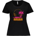 thumbnail image 3 of Inktastic Aruba Apparel for Cruise Women's Plus Size T-Shirt, 3 of 5