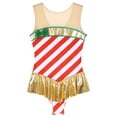 thumbnail image 5 of Eandarui Women's Christmas Candy Cane Dress Sleeveless Ballet Dance Tutu Dress Figure Skating Dancewear Red M, 5 of 7