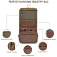 thumbnail image 4 of Neceser colgante de piel LEATHER VILLAGE Vintage Mud, 4 of 8