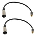 thumbnail image 1 of 2x Cable adaptador de 23 cm XLR a conector de 3,5 mm para reproductor de sonido digital Hugo 3, 1 of 8