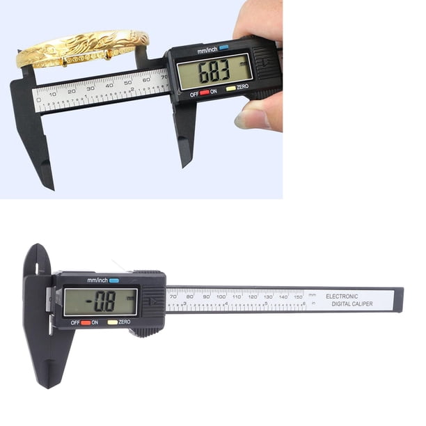 Calibrador Digital Electrónico, Multifuncional, Resistente, No Deforma, Fácil Lectura De Resultados, Calibrador Digital Electrónico De 150 Mm Para Uso Industrial