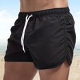 thumbnail image 2 of Swim Trunks Swim Shorts for Men Quick Dry Board Shorts Bathing Suit Breathable Drawstring With Pockets for Surfing Beach Summer Pink L, 2 of 6