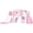 Pink, variant on Qaba Toddler Slide, 7 in 1 Kids Slide with Climber, Basketball Hoop, Yellow