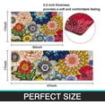 thumbnail image 6 of Boho Large Floral Kitchen Rugs Set 2 Piece Colorful Decorative Rug Runner Low-Profile Floor Mats Decorations for Home Kitchen(17"x48"+17"x30"), 6 of 6