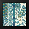 thumbnail image 2 of Lovell, Kathrine 12x12 Black Modern Framed Museum Art Print Titled - Turkish Tiles Exotic II, 2 of 5