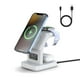 thumbnail image 1 of Cargador Inalámbrico Magnético AHED Blanco 5 en 1 con Luz LED para iPhone, AirPods y iWatch, 1 of 7