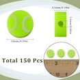 thumbnail image 2 of 1 Box 150PCS 10mm Sport Polymer Clay Beads Tennis Beads Bulk Cute Mini Small Green Sports Ball Double Side Flat Round Spacer Beads, 2 of 5