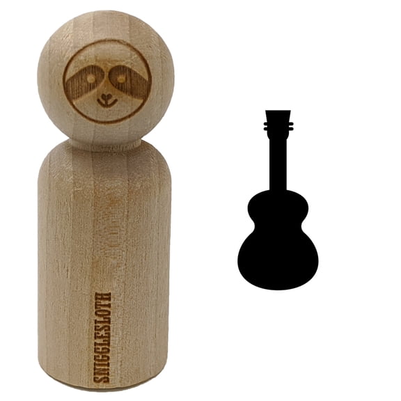 Ukulele Solid Rubber Stamp for Scrapbooking Crafting Stamping - Small 3/4 Inch