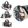 thumbnail image 3 of Butterfly Dance Bag, Shoe Bag, Duffle Bag, Luggage Bag: 17.7 Inch Sports Bag with Interior Zipper Pocket and Large Capacity, 3 of 6