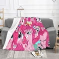 thumbnail image 2 of My Lit-Tle Pony Fleece Blanket Super Soft Cozy Throw Blanket Fuzzy Comfy Flannel Blanket Warm Plush Blankets And Throws For Couch, Sofa, Bed 40"X30", 2 of 7
