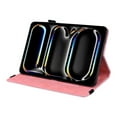 thumbnail image 3 of ELEHOLD Embossed Flower Pattern Case for iPad Pro 11 inch 2024,Premium PU Leather Folio Stand Flip Cover with Pen Holder & Card Slot for iPad Pro 11" 2024,Pink, 3 of 7