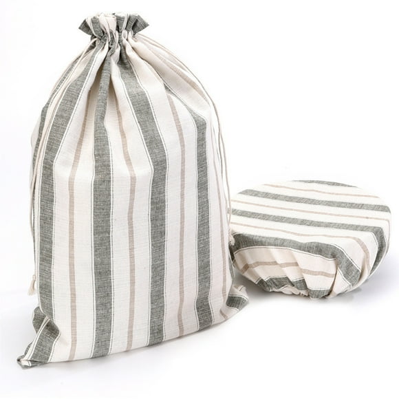 ZheElen Pain Maison Réutilisable Levain Lin Naturel : Pain Maison Lin Écologique pour Ranger les Rondelles de Levain