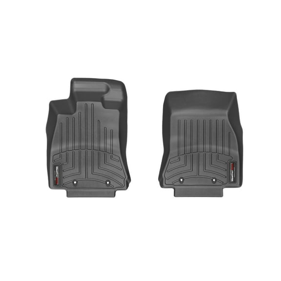 WeatherTech Custom Fit FloorLiners compatible with 2009-2015 Jaguar XF - 1st Row (Driver & Passenger), Black