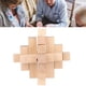 thumbnail image 4 of Brain Teaser Toy Wooden Brain Teaser Promote Intelligence Harmless  for Elderly for Children ANGGREK Otros, 4 of 8