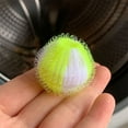 thumbnail image 6 of Dianli Laundry Hair Removal Ball 6 Pack Anti Tangling Reusable Washing Machine Hair Catcher Lint Remover Dryer Ball Fabric Softening Laundry Care Hair Removal Ball, 6 of 6