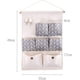 thumbnail image 2 of Bolsa de almacenamiento colgante, bolsa de almacenamiento para colgar en la pared, bolsa de almacenamiento de bolsillo de lino y algodón, bolsa de almacenamiento, bolsa organizadora para puerta, 2 of 5