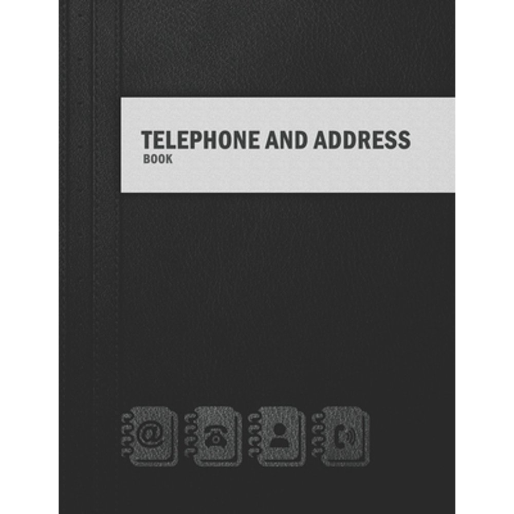 Telephone and Address Book Large Print Phone Book & Adresses Book