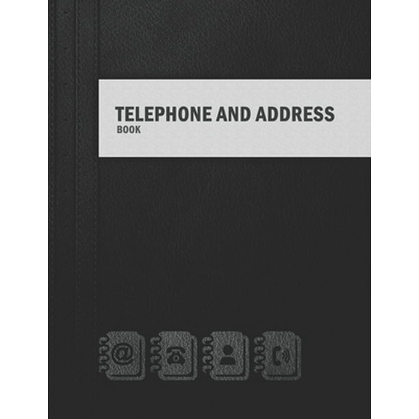 Telephone and Address Book Large Print Phone Book & Adresses Book with Tabs (Paperback