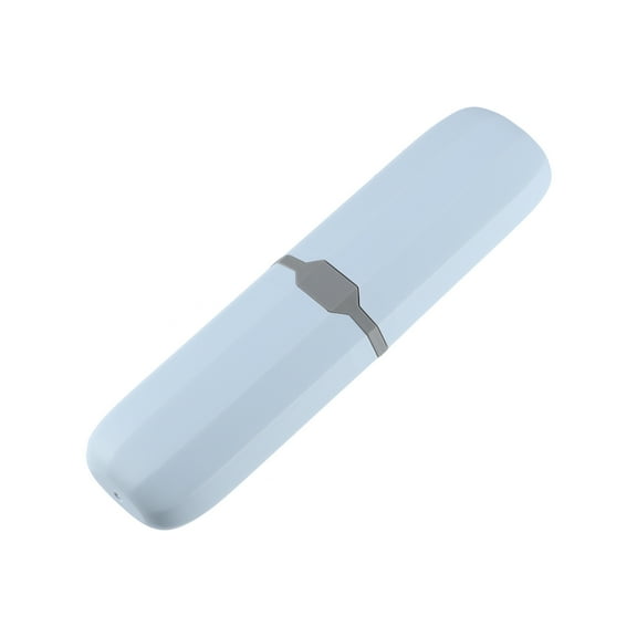 Unique Bargains Toothbrush Case Traveling Toothbrush Holders Case Plastic Blue 7.87"x2.17"