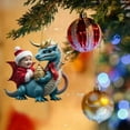 thumbnail image 3 of New Year Gift Christmas Dragon Baby Egg Acrylic Home Decorations Christmas Ornaments Xmas Tree Hanging Pendant Christmas Pendant 9, 3 of 7