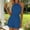 #1Blue, variant on Women's Print Halter Jumpsuit Summer Sleeveless Tops Wide Leg Going Out Short Rompers