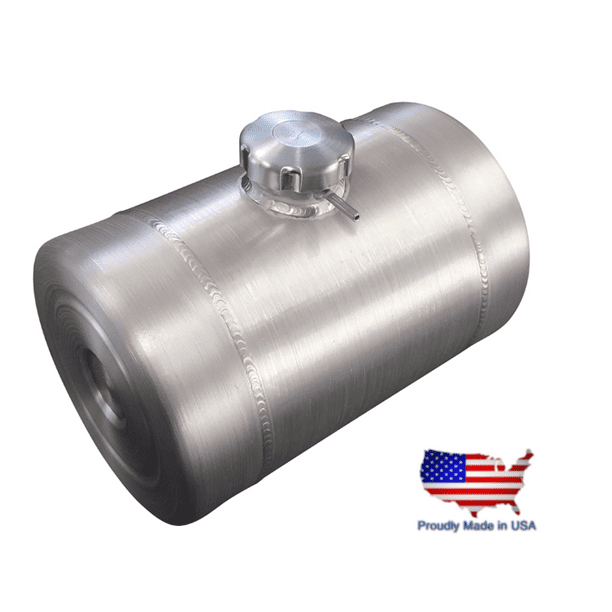 2.25 Gallon 8x12 Spun Aluminum Gas Tank Internal Baffle