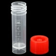thumbnail image 4 of Unique Bargains 5mL Plastic Test Tubes, 80 Pack Frozen Test Tube Graduated Vial Container Storage Screw Cap, Red Clear, 4 of 6